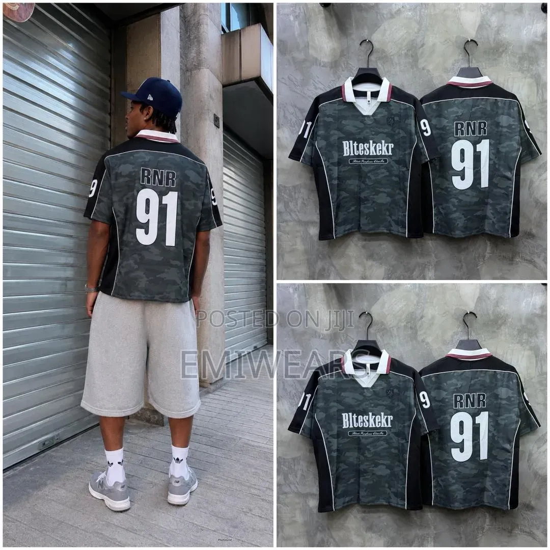 Blteskekr RNR 91 Blue Camo Retro Jersey