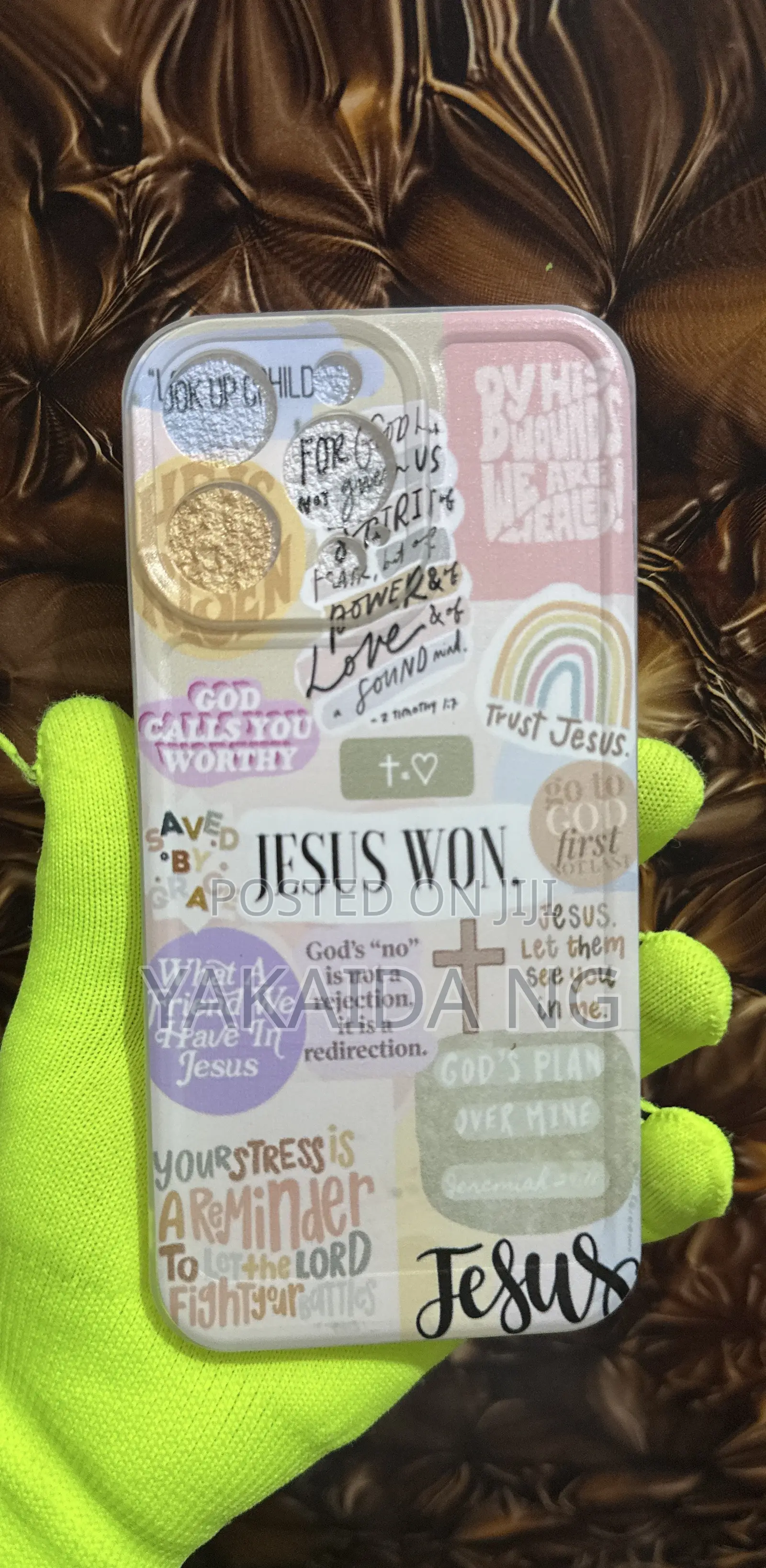 5 in 1 iPhone 15pro Max Scripture Case
