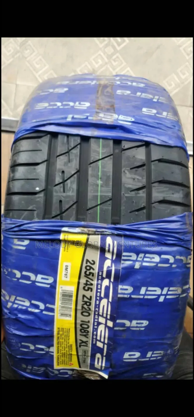 295/40r20(110 Y) 265/45r20(108 Y) Accelera Tyres/Made in Indonesia