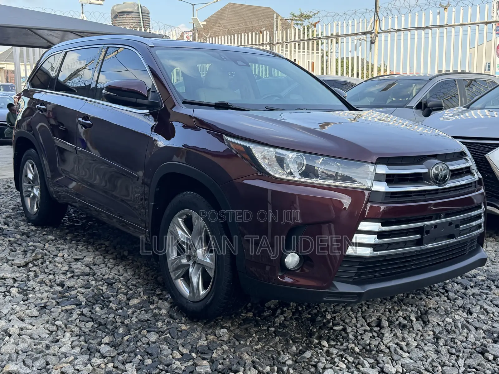 Toyota Highlander Limited 4x4 V6 (3.5L 6cyl 8A) 2018 Red