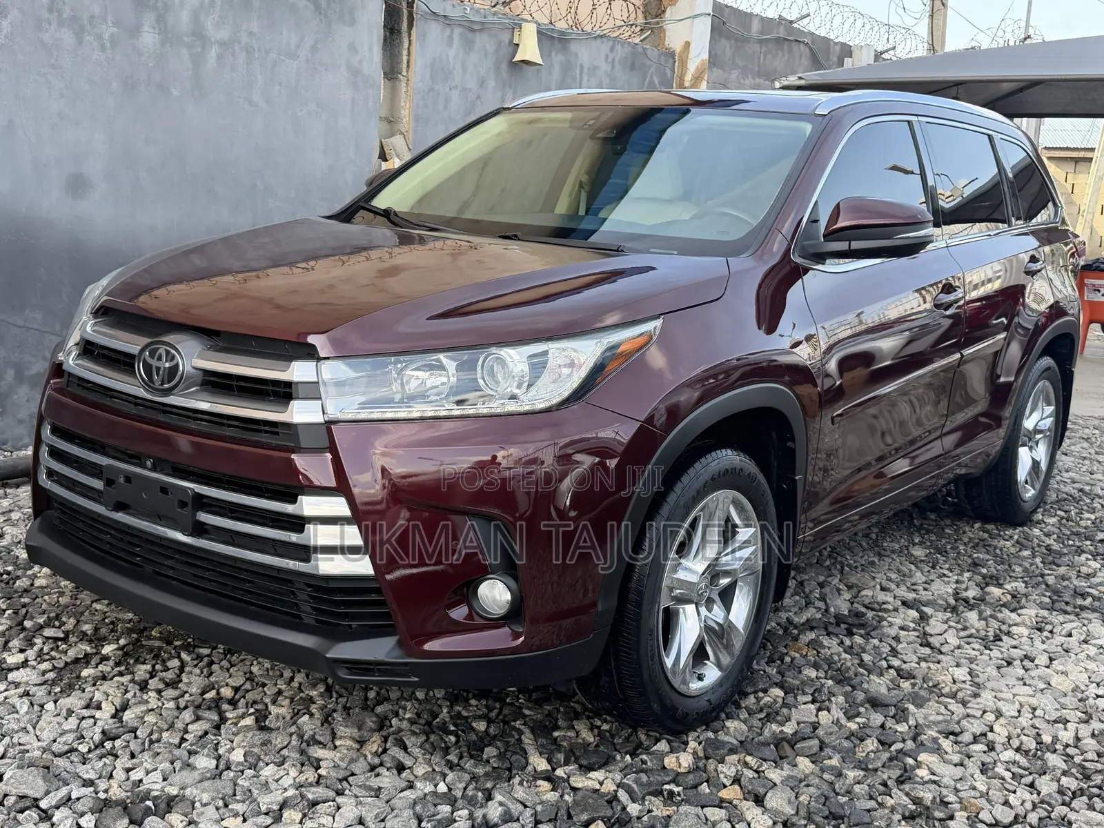 Toyota Highlander Limited 4x4 V6 (3.5L 6cyl 8A) 2018 Red