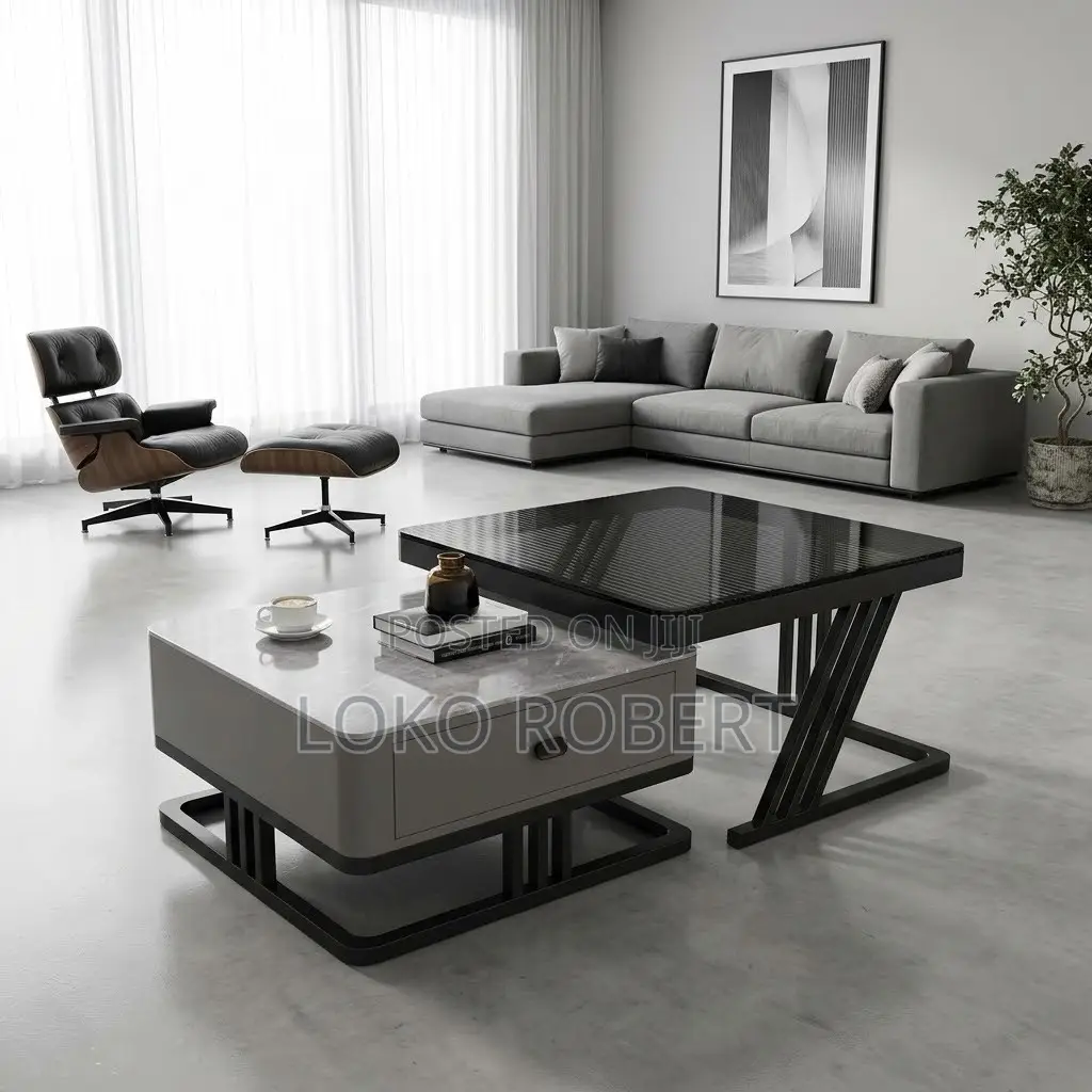 Luxurious Elegant Unique Center 2in1 Mable Center Table