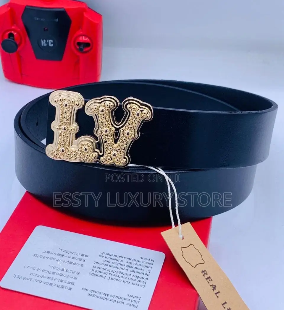 High Quality Luxury Louis Vuitton Genuine Leather Belt