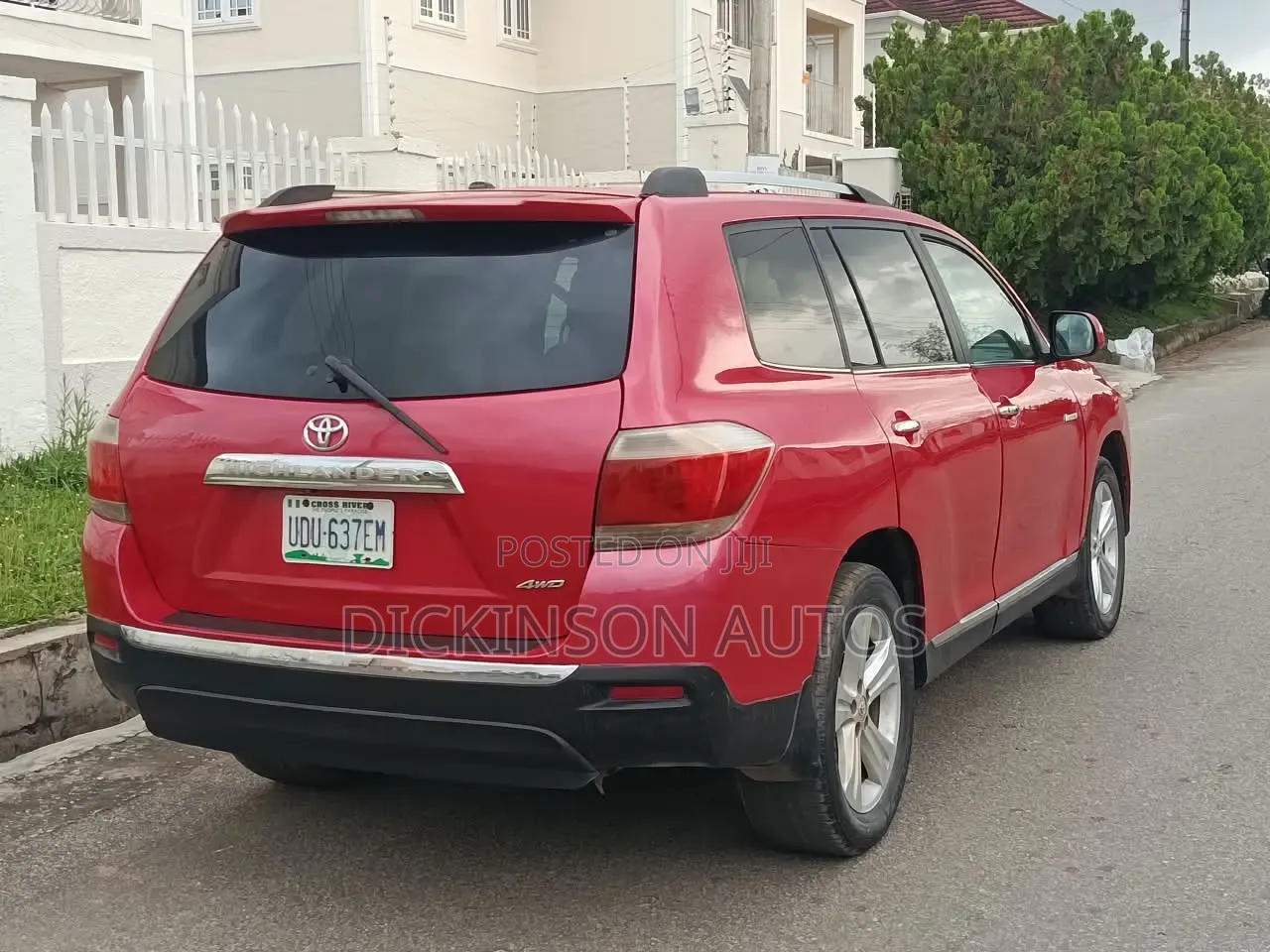 Toyota Highlander 2012 Red