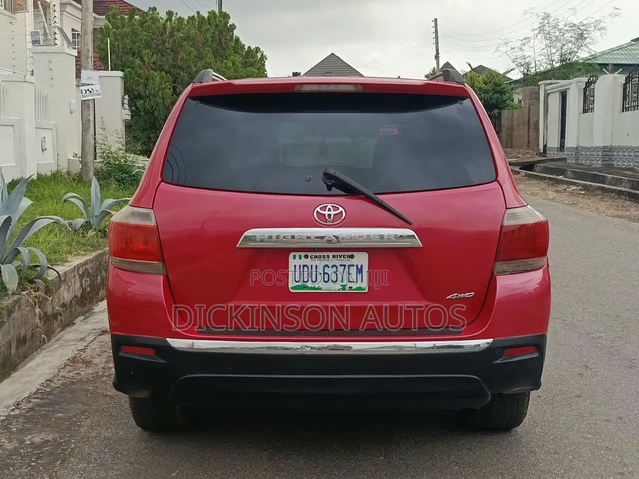 Toyota Highlander 2012 Red
