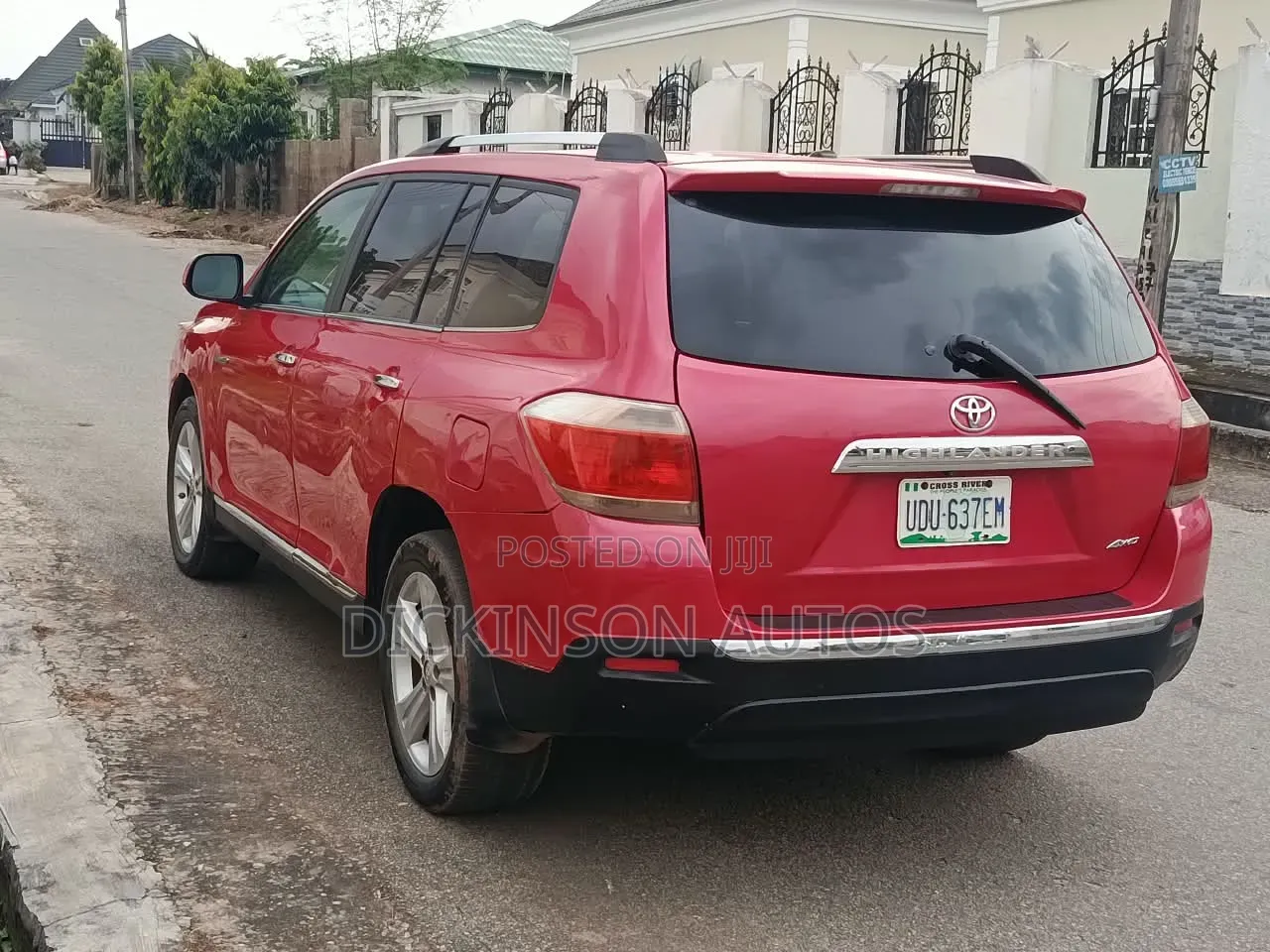 Toyota Highlander 2012 Red