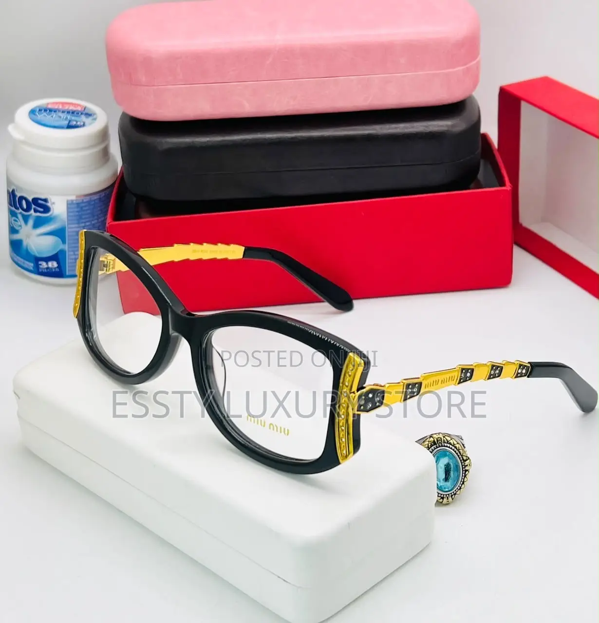 High Quality Luxury Miumiu Glasses
