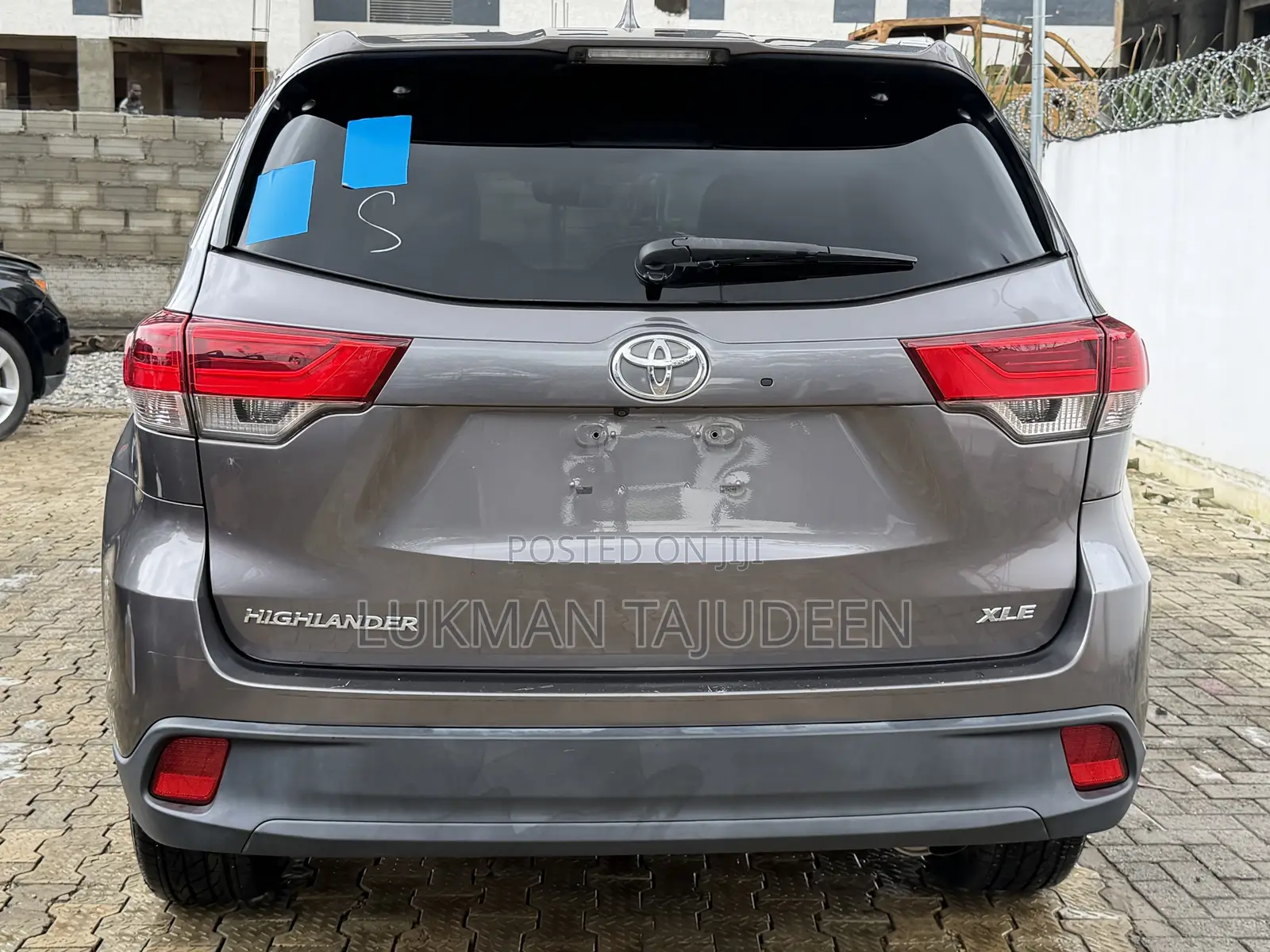 Toyota Highlander XLE 2019 Gray