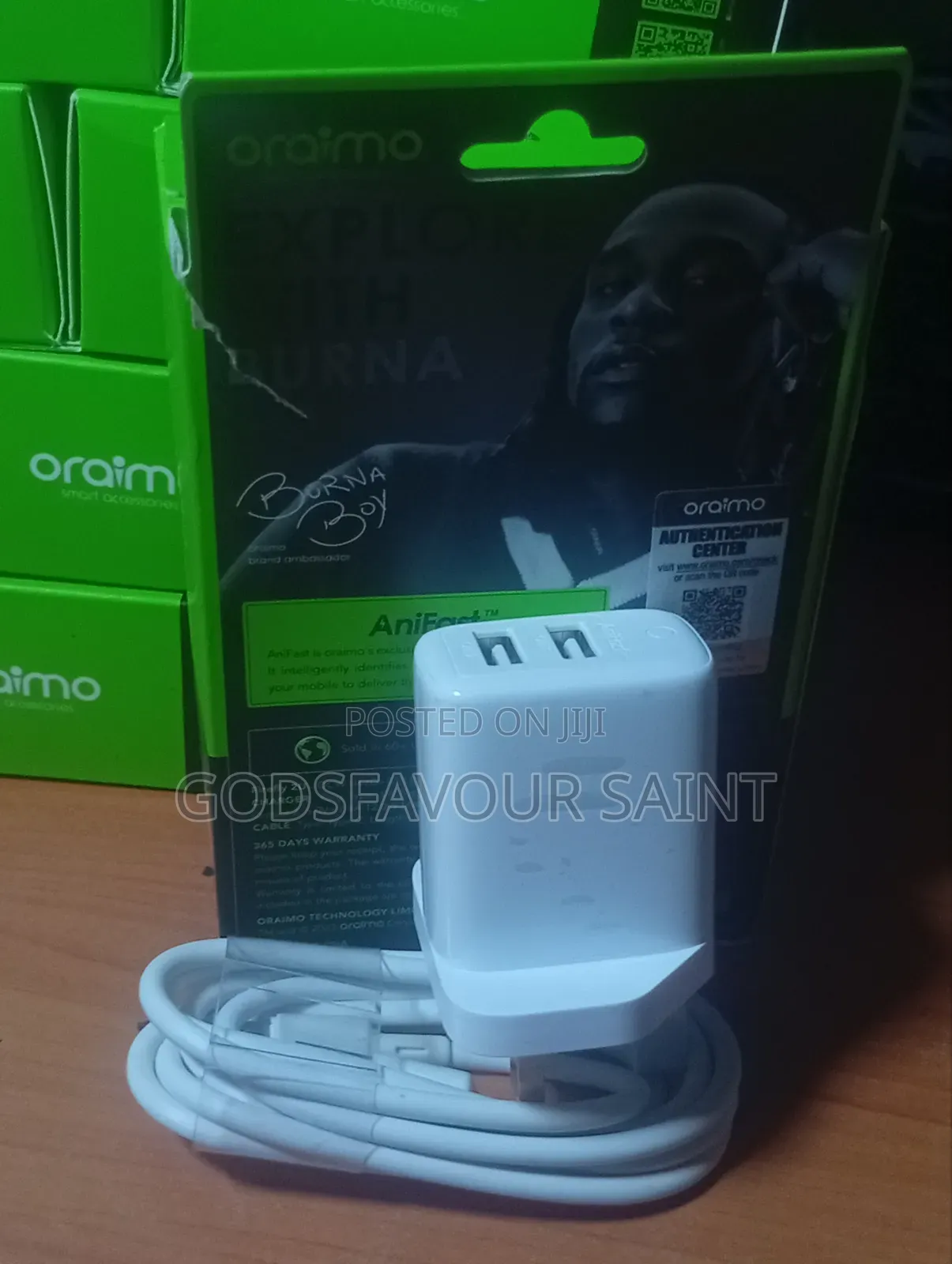 Oraimo Dual USB Fast Charger