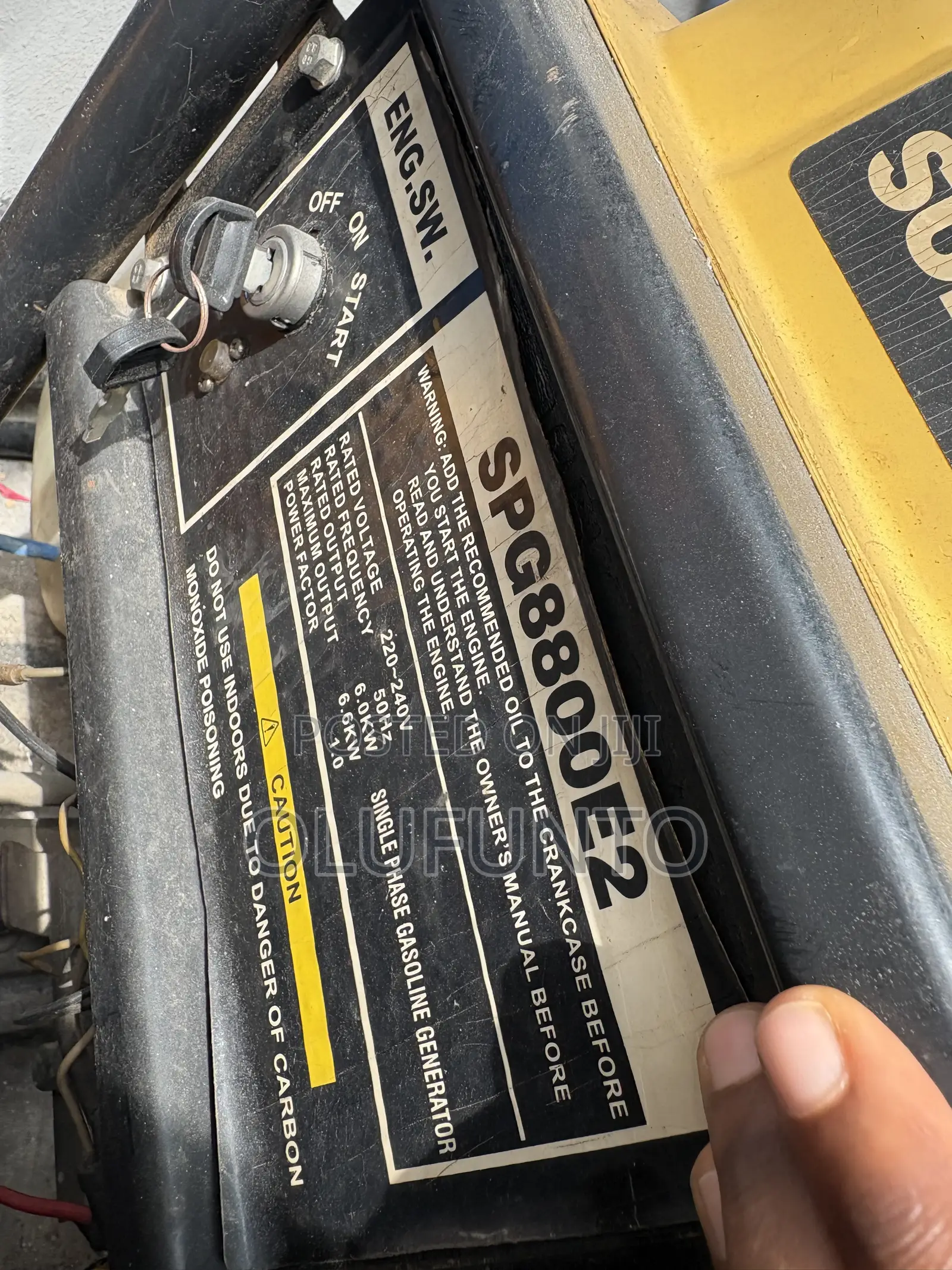 Sumec Firman Spg8800e2 6.0kva/Kw Generator (Used)