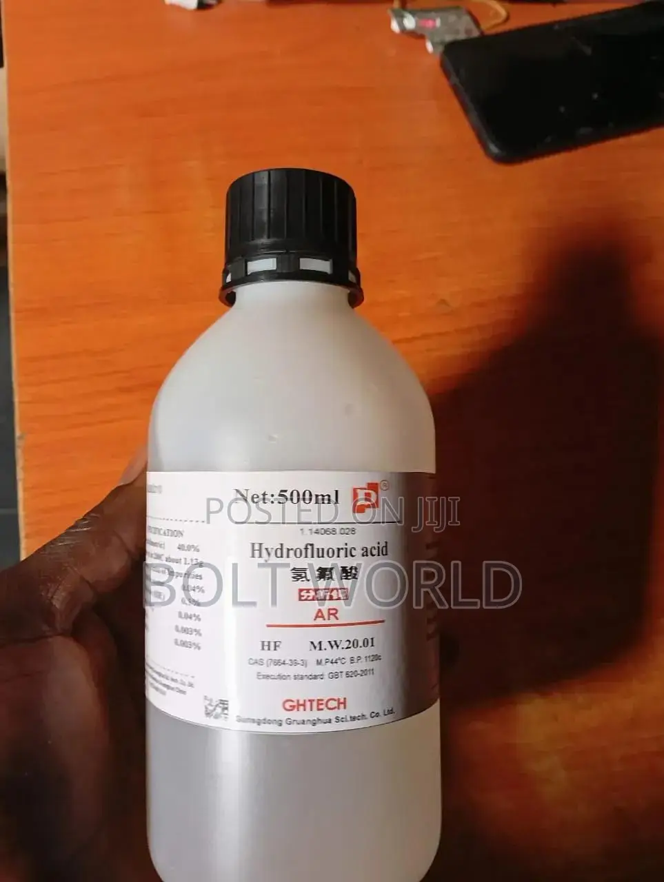 Ghtech Hydrofluoric Acid 500ml