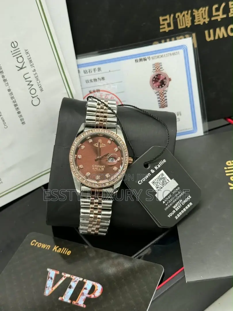 High Quality Luxury Crown Kallie Chain Wristwatch