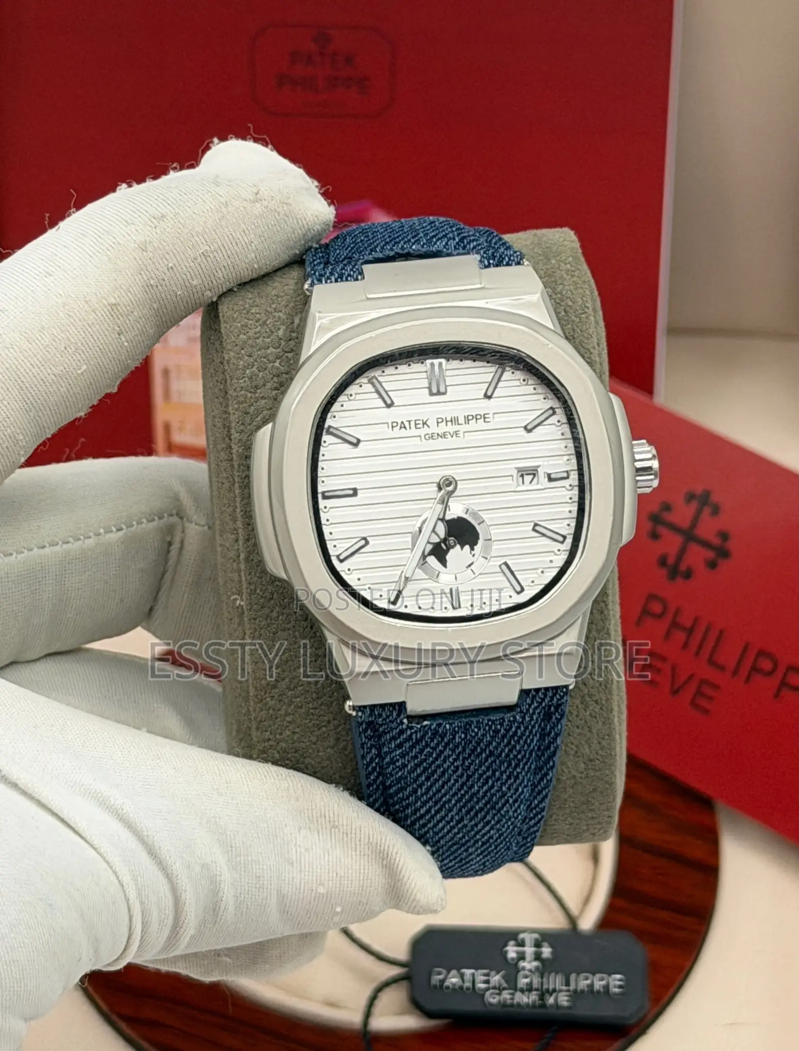 High-Quality Luxury Patek Leather With Clasp Buckle