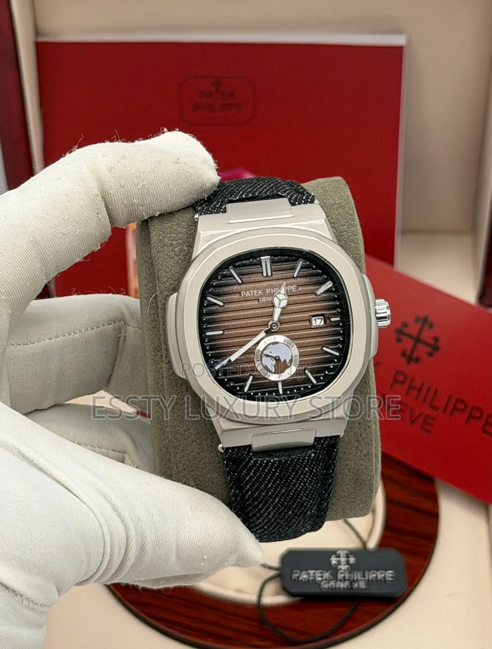 High-Quality Luxury Patek Leather With Clasp Buckle