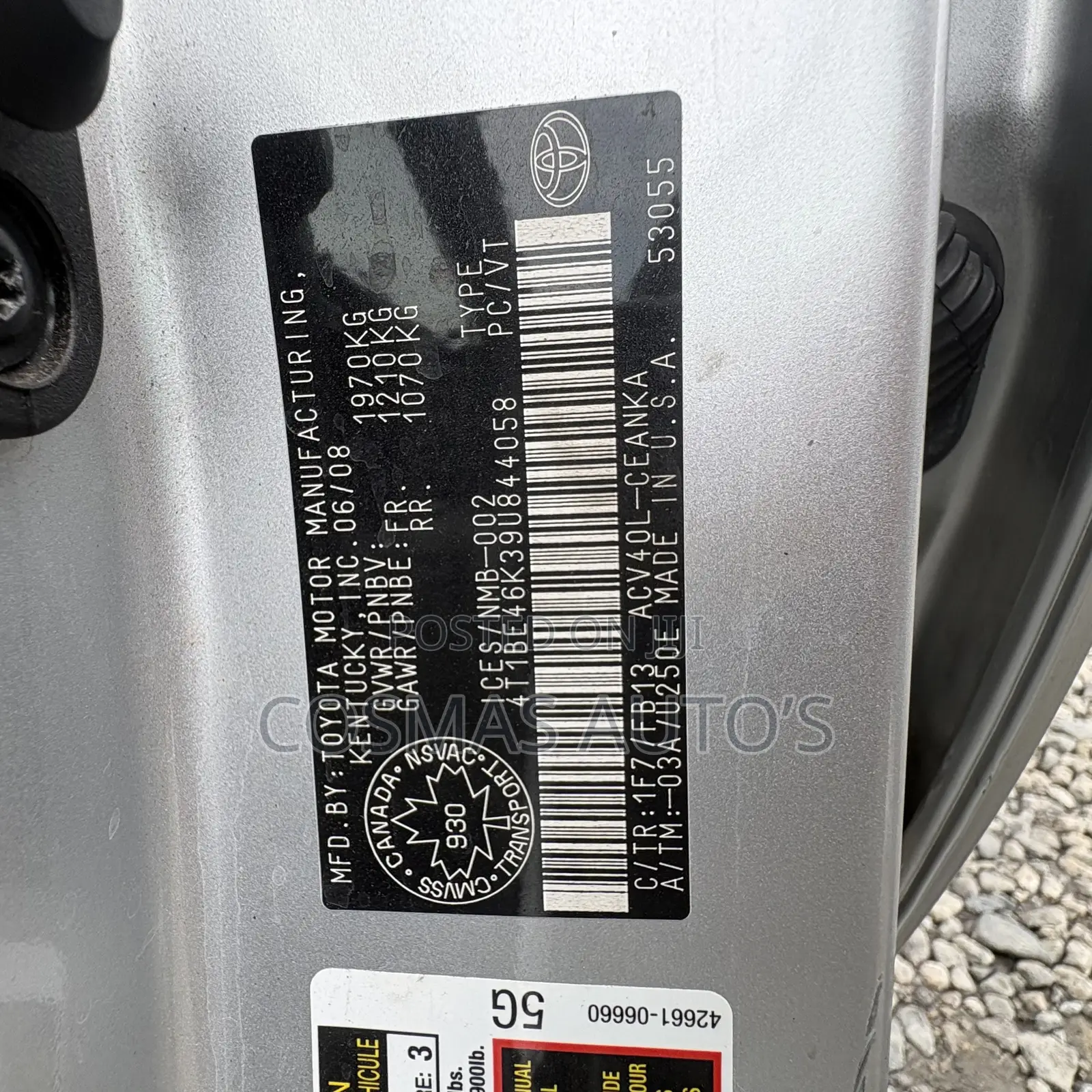 Toyota Camry LE 4dr Sedan (2.4L 4cyl 5A) 2009 Silver