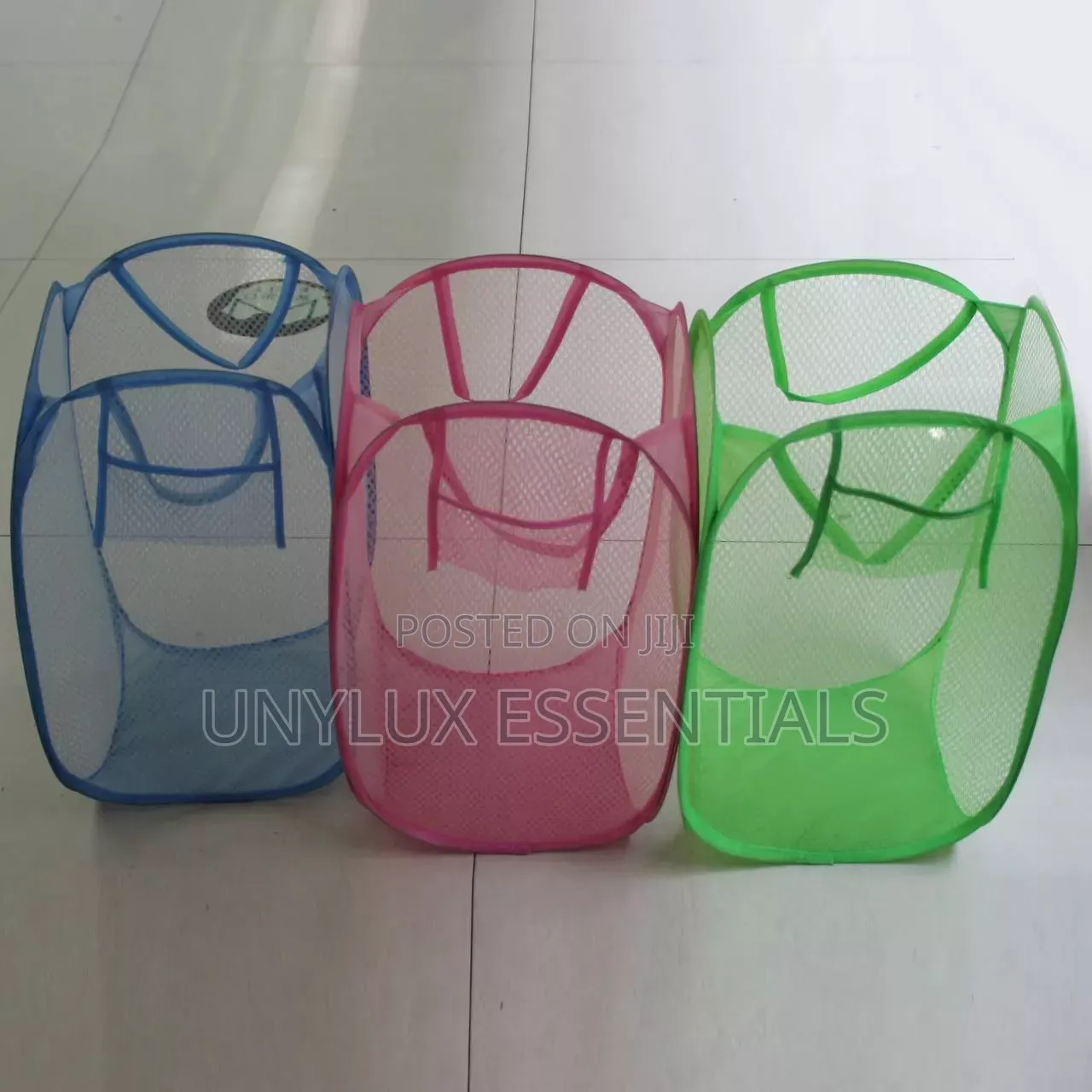 Foldable Color Mesh Clothes Dirty Clothes Basket