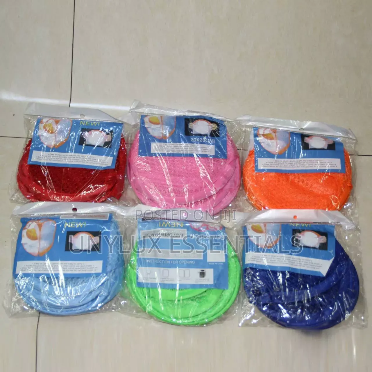Foldable Color Mesh Clothes Dirty Clothes Basket