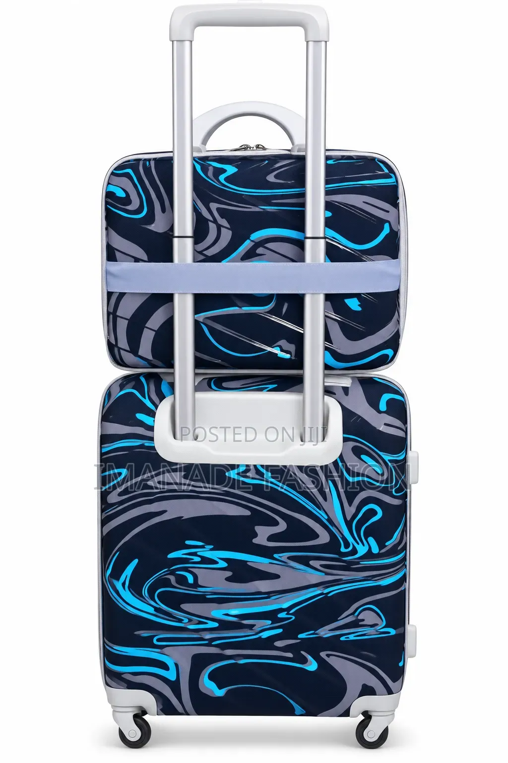 Lightweight 2-Piece Palm Print Luggage Set