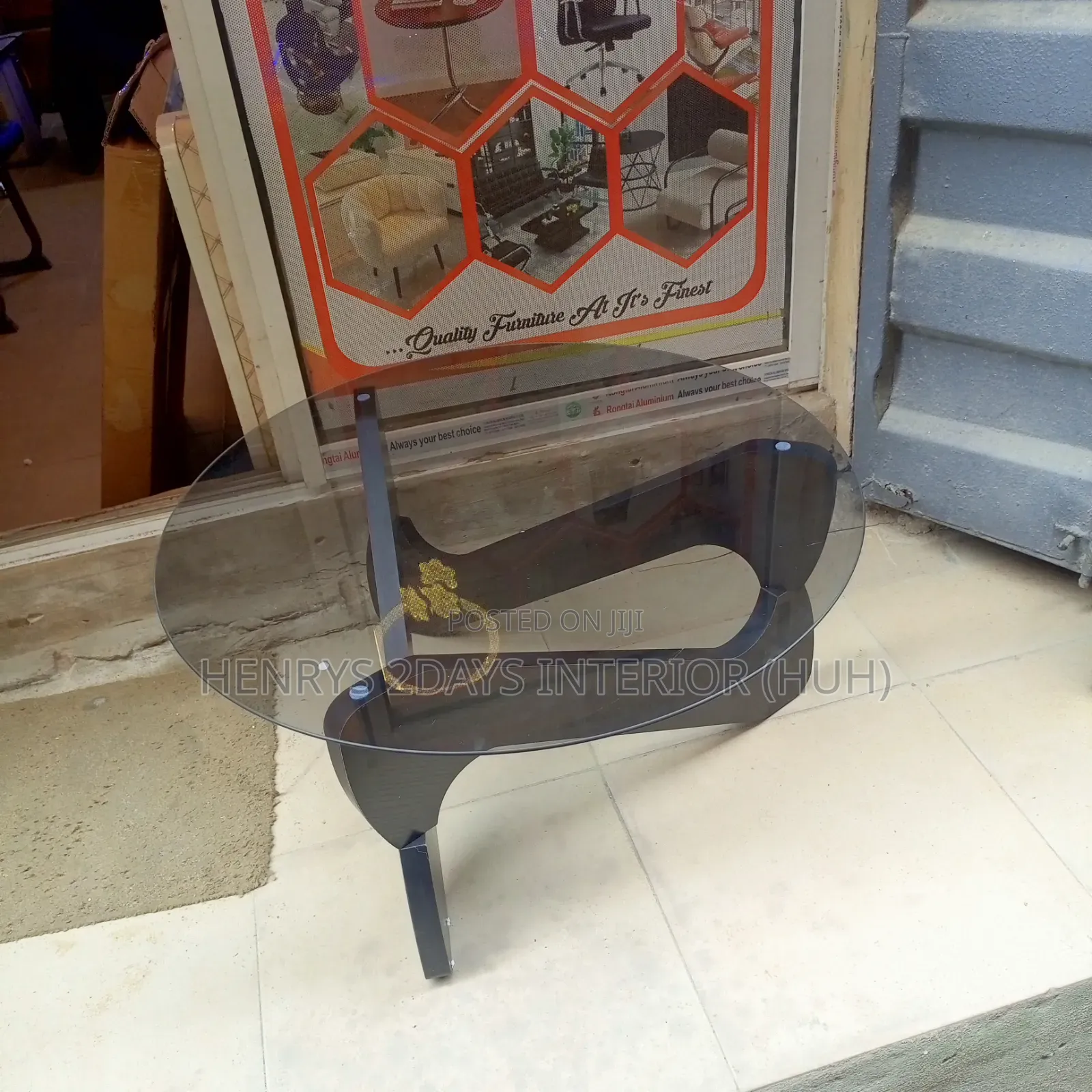 Center Table Black and Brown