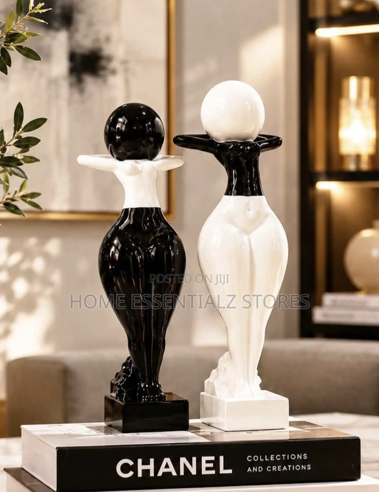Abstract Woman Sculpture - Luxury Ceramic Figurine Home Decor