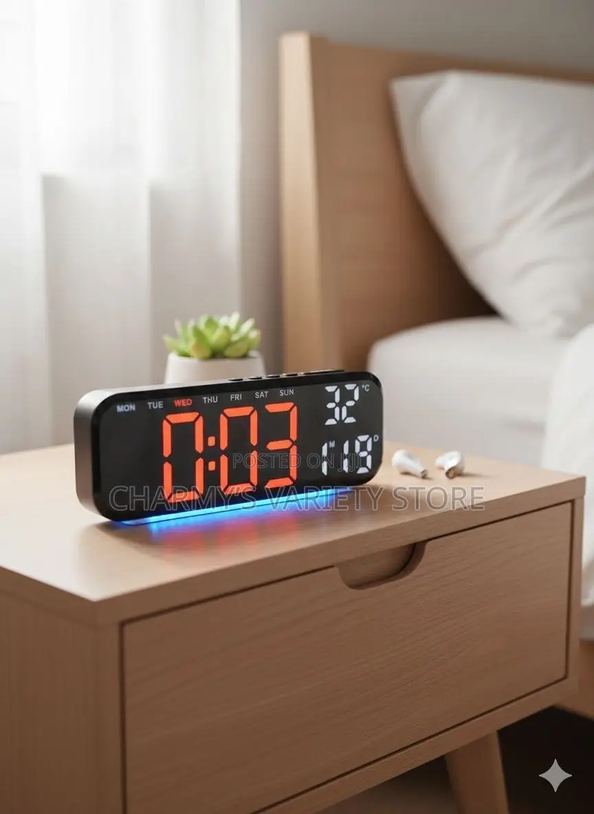 Led Digital Clock(displays Day,Date,Month and Temperature)