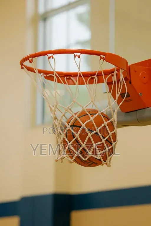 Single Standard Basketball Rim and Net With Free Delivery