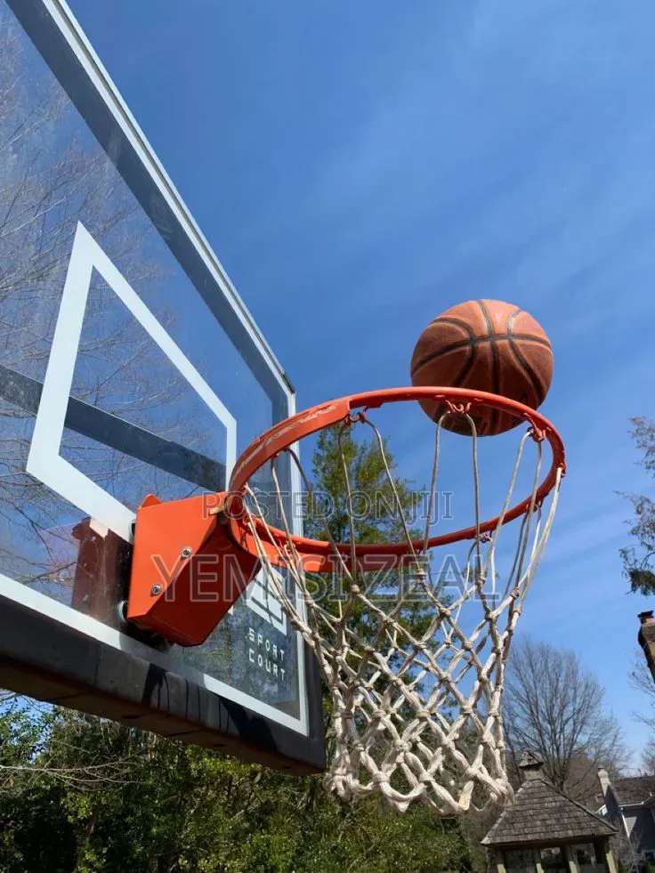 Single Standard Basketball Rim and Net With Free Delivery