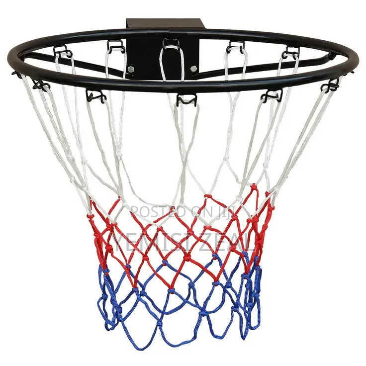 Black and Mixed Net Basketball Hoop With Free Delivery