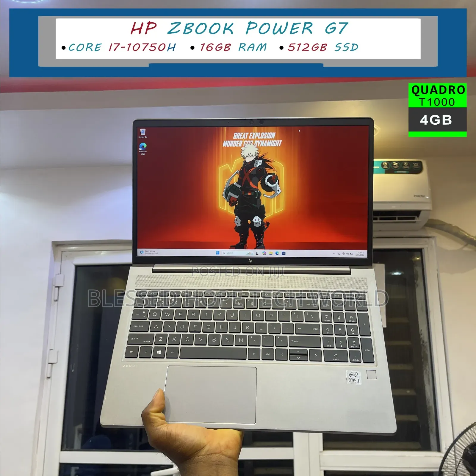 Laptop HP ZBook Power G7 16GB Intel Core i7 SSD 512GB
