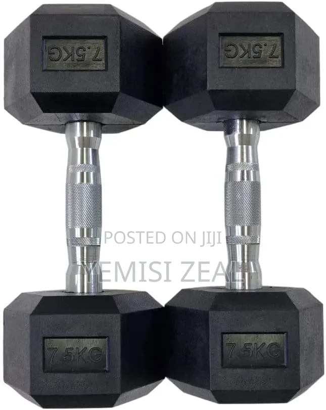 7.5KG Hexagon Dumbbell Pair Set