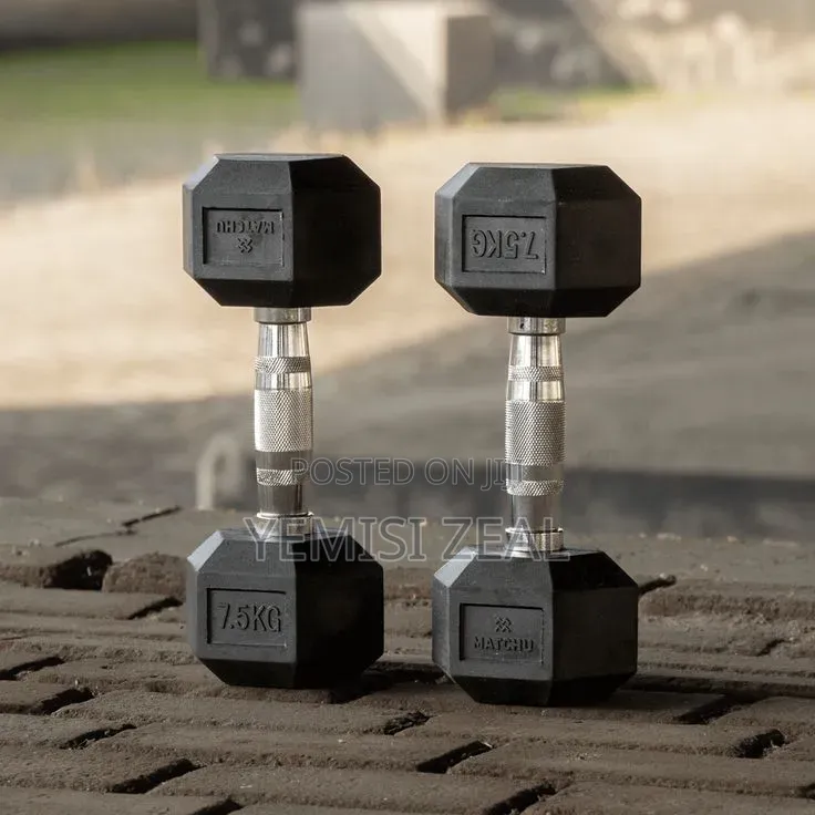 7.5KG Hexagon Dumbbell Pair Set