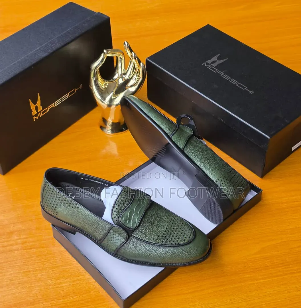 Premium Moreschi Loafer Shoes Available in Sizes 40–46