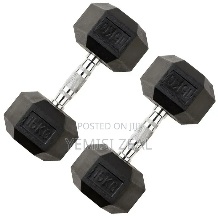 15kg Hexagon Dumbbell Set of Pair
