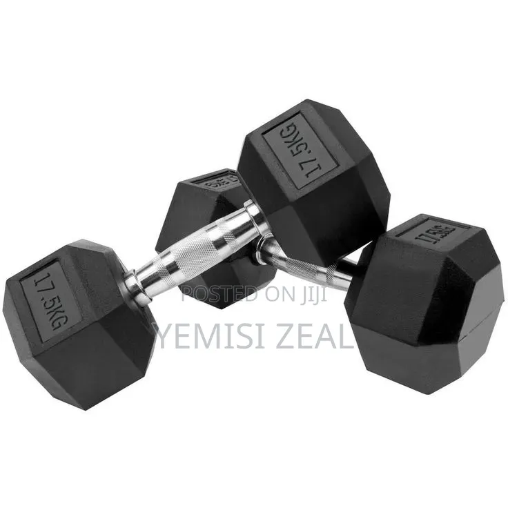 17.5KG Hexagon Dumbbell Set of Pair