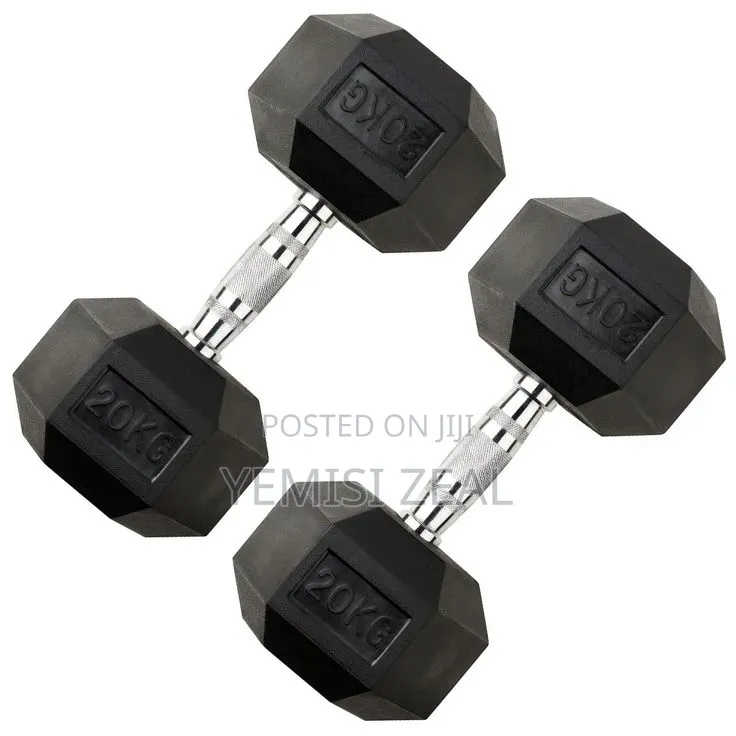 20KG Hexagon Dumbbell Pair Set