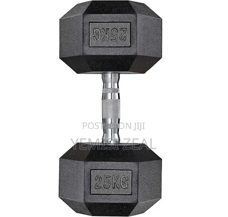 25KG Hexagon Dumbbell Pair Set