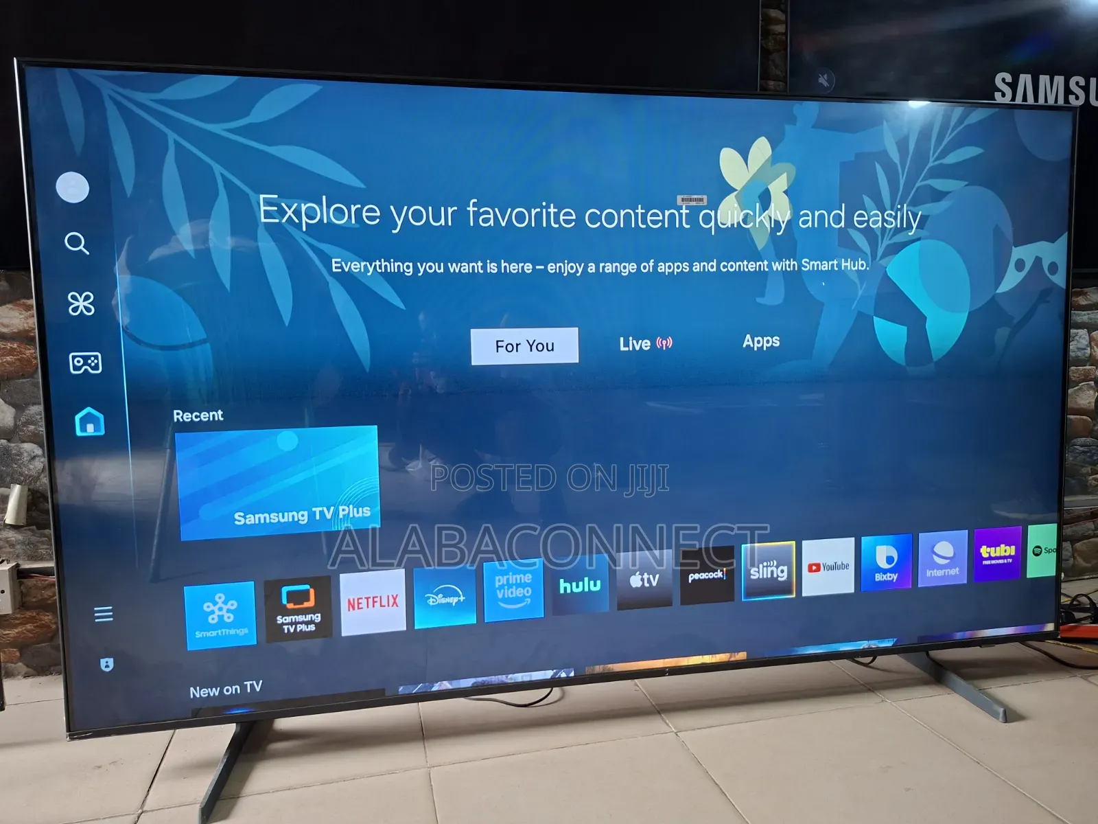 2024 75" Samsung CrystalUHD Real4k HDR Smart TV
