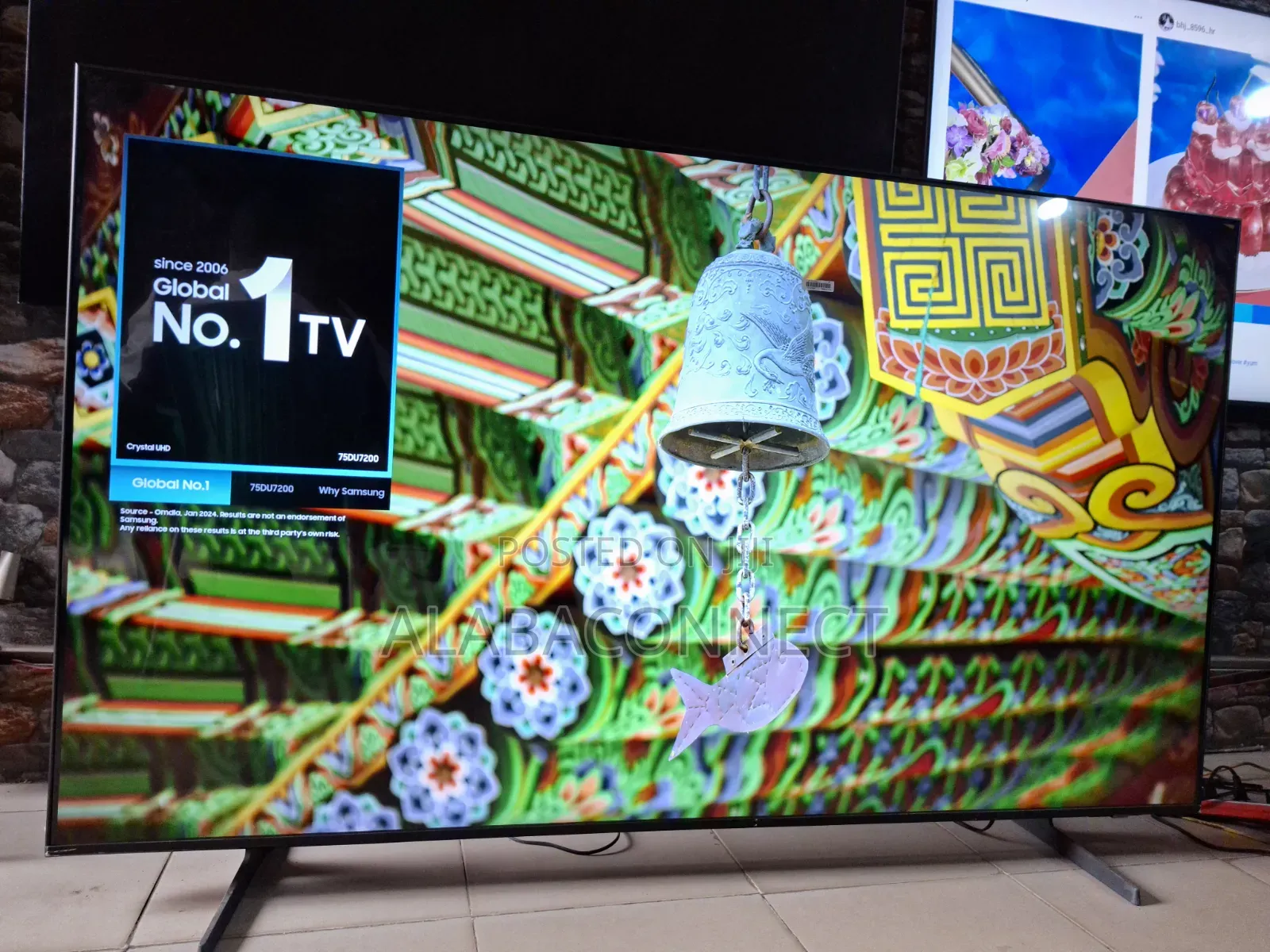 2024 75" Samsung CrystalUHD Real4k HDR Smart TV