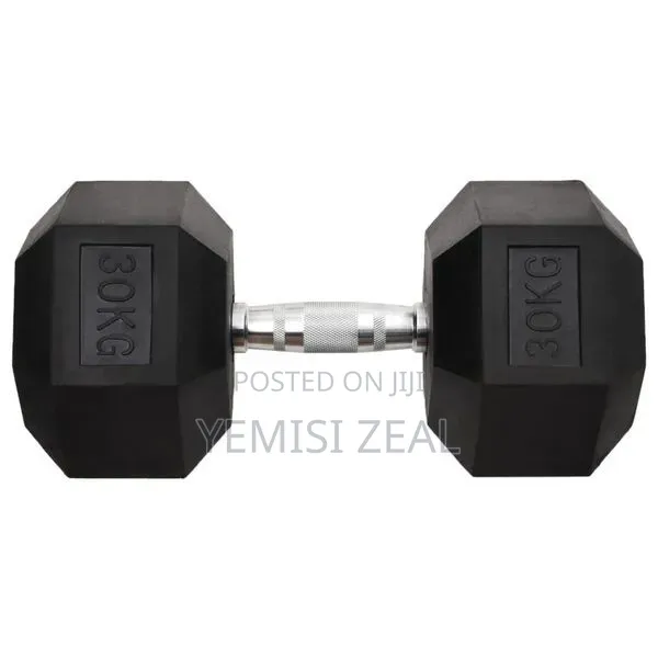 30KG Hexagon Dumbbell Pair Set