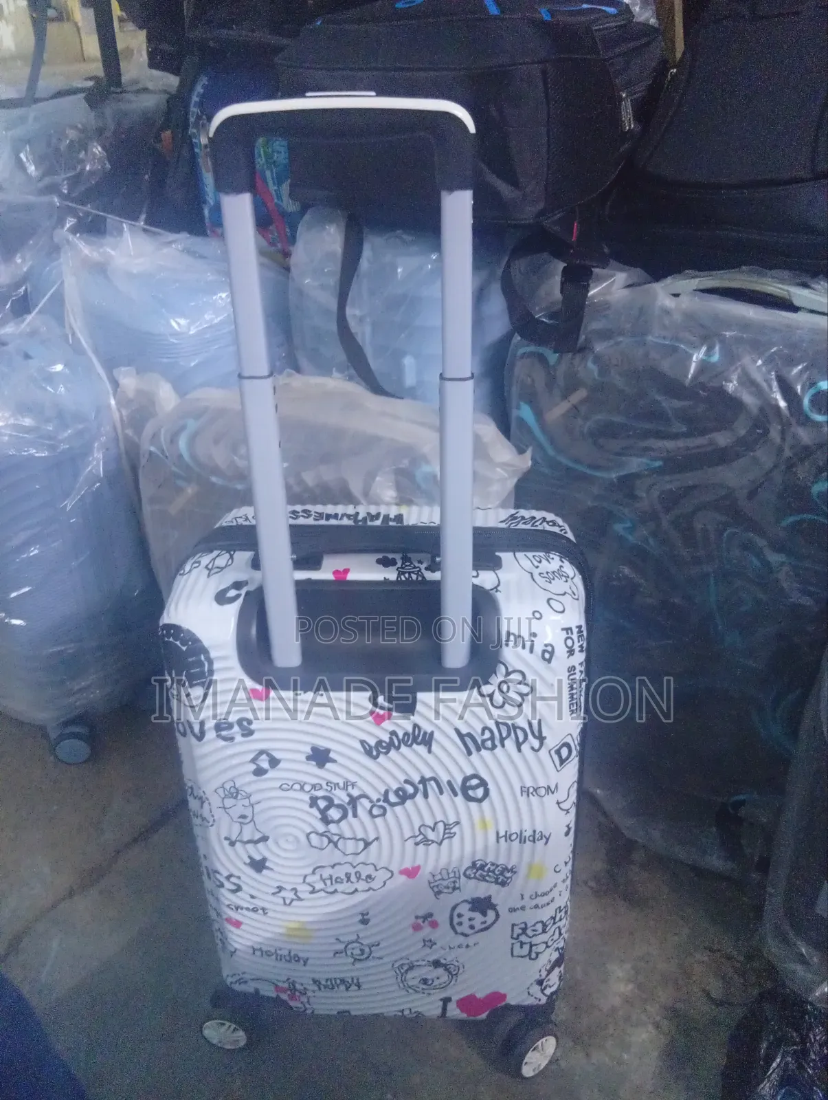 Lightweight Printed Cabin Trolley Luggage