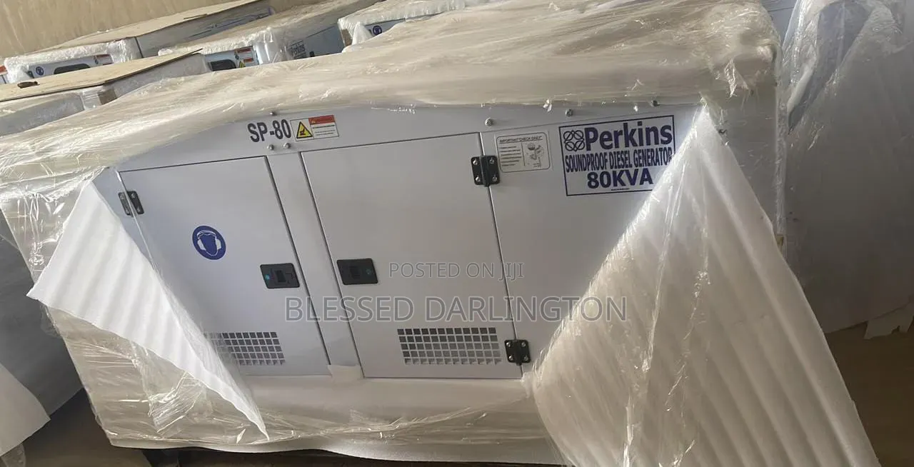 80kva Perkins Soundproof Diesel Generator