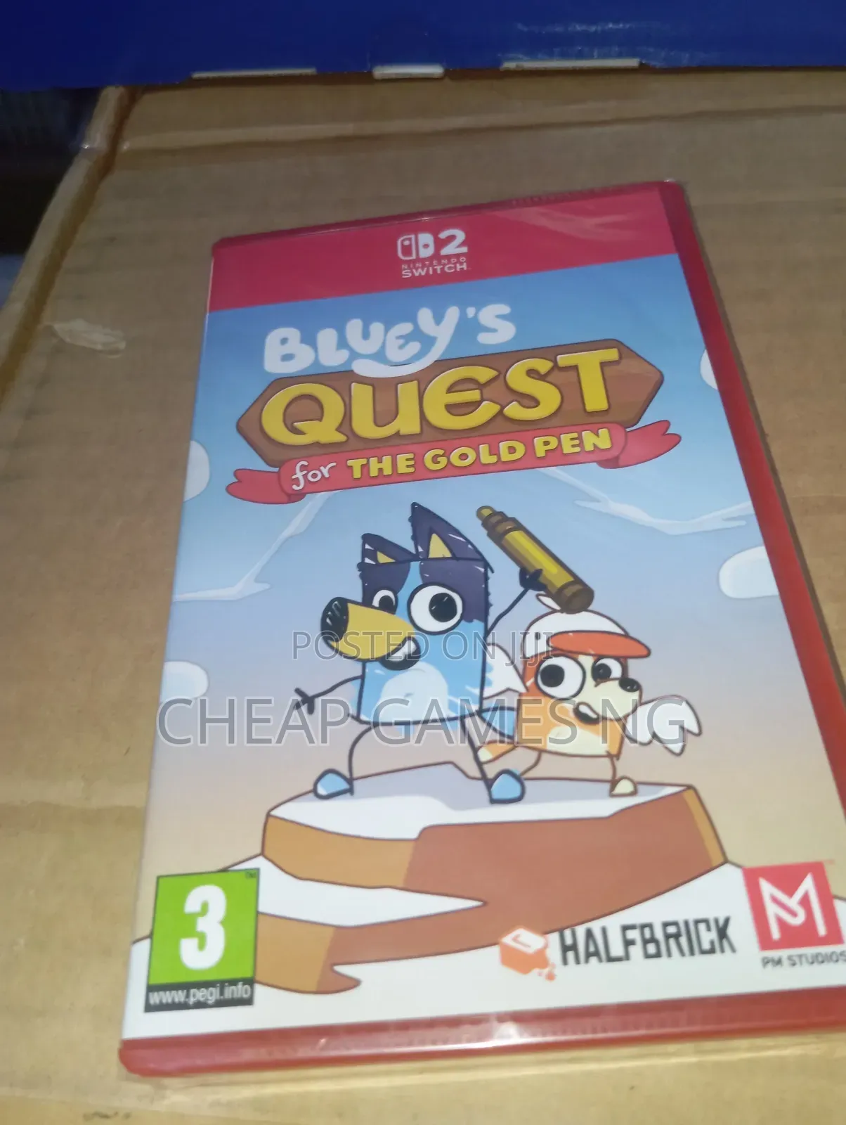 Nintendo Switch 2 Bluey's Quest for the Golden Pen