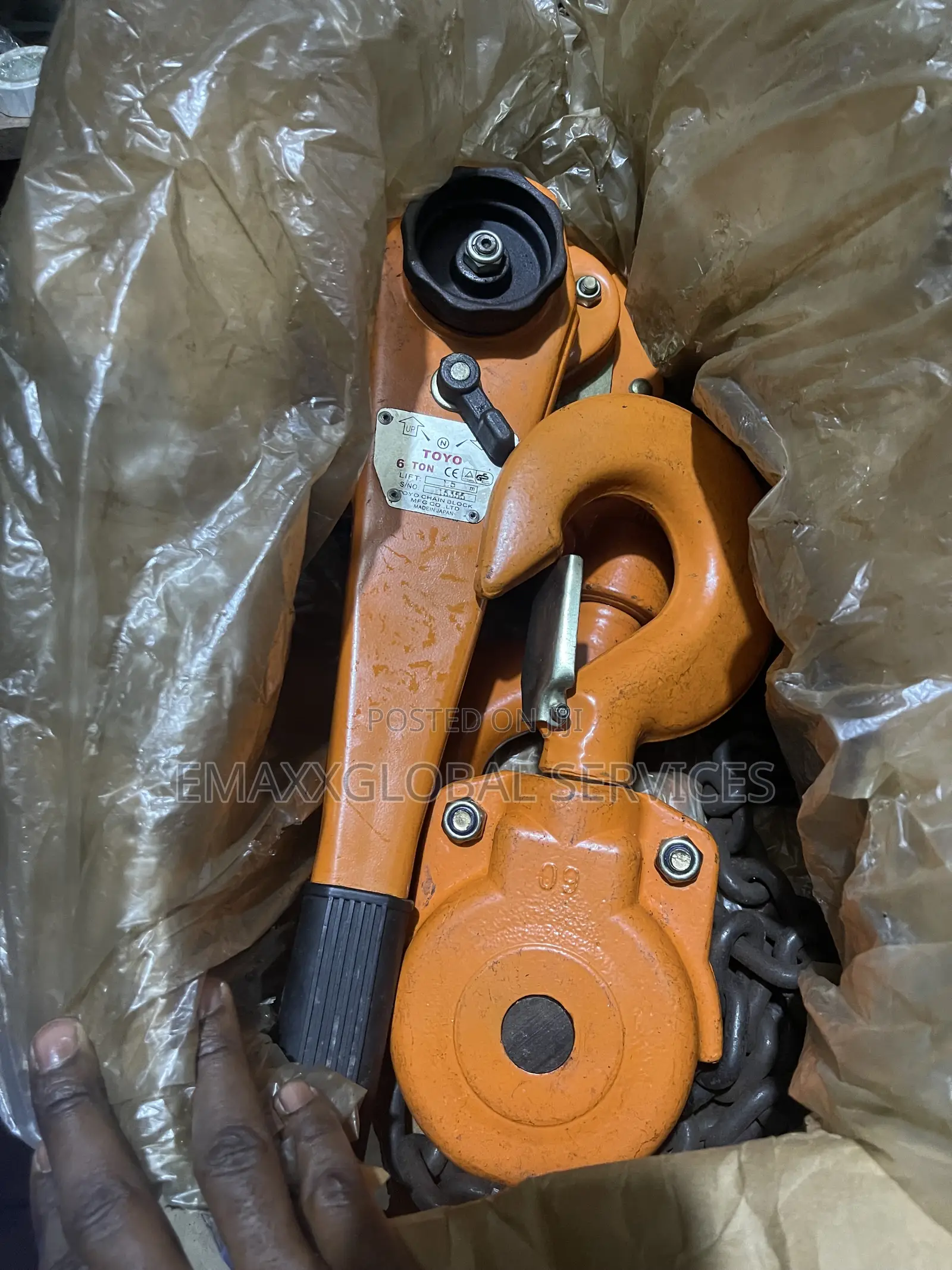 6ton Toyo Come Along Level Hoist