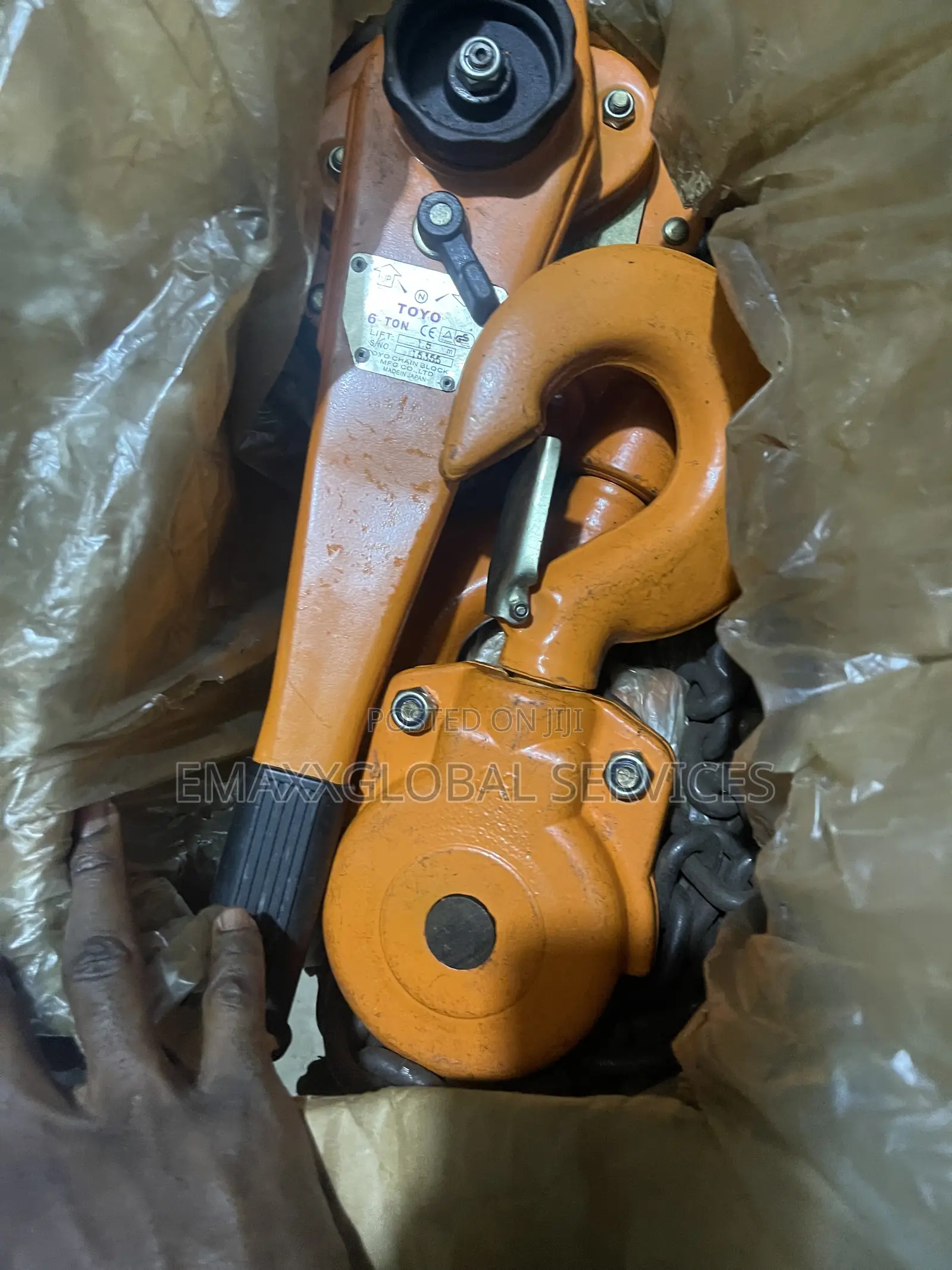 6ton Toyo Come Along Level Hoist