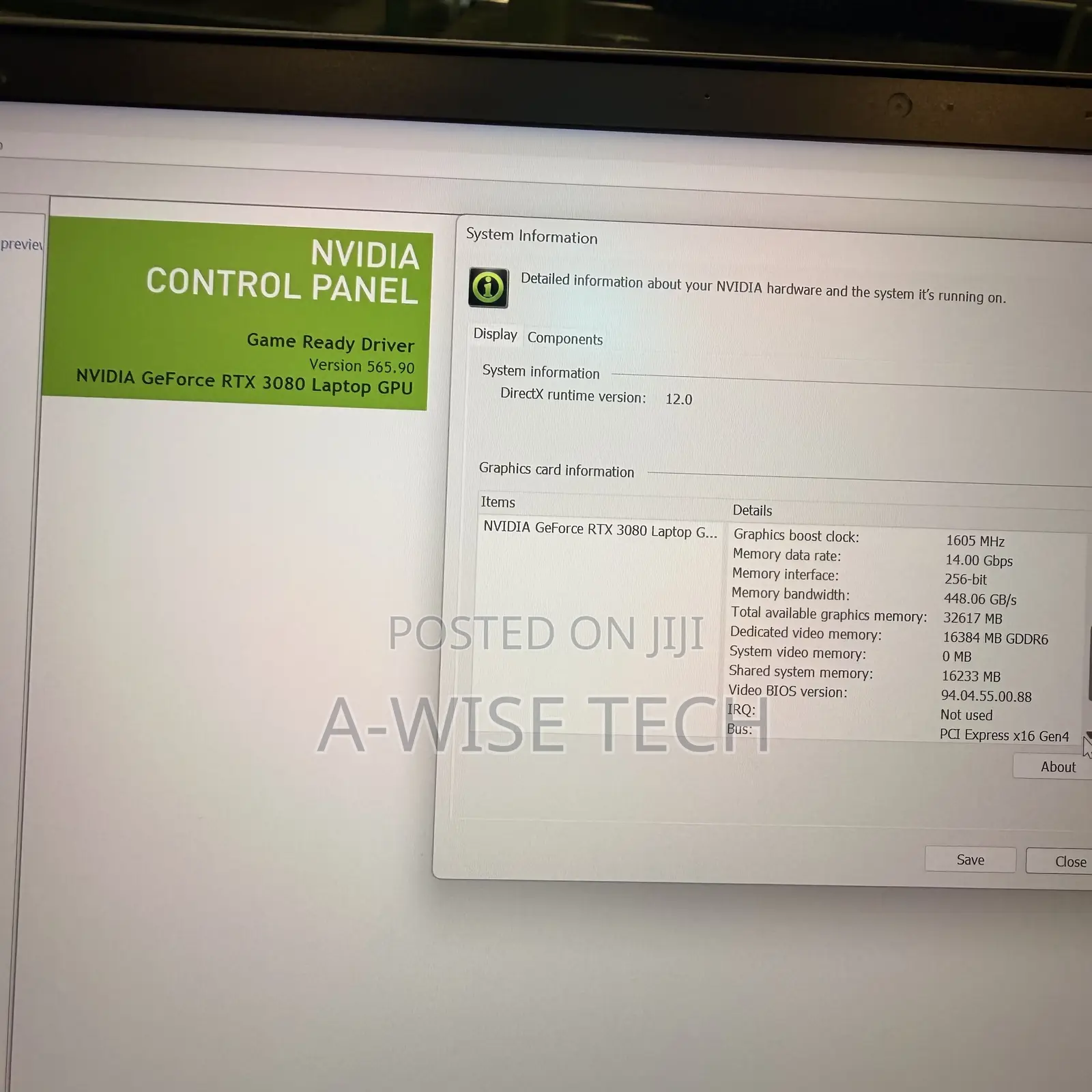 Laptop MSI GE66 Raider 16GB Intel Core i9 SSD 1T
