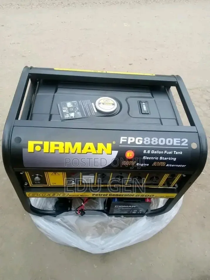 Original Sumec Firman FPG8800E2 6.5kVA Generator – 100% Copper Coil