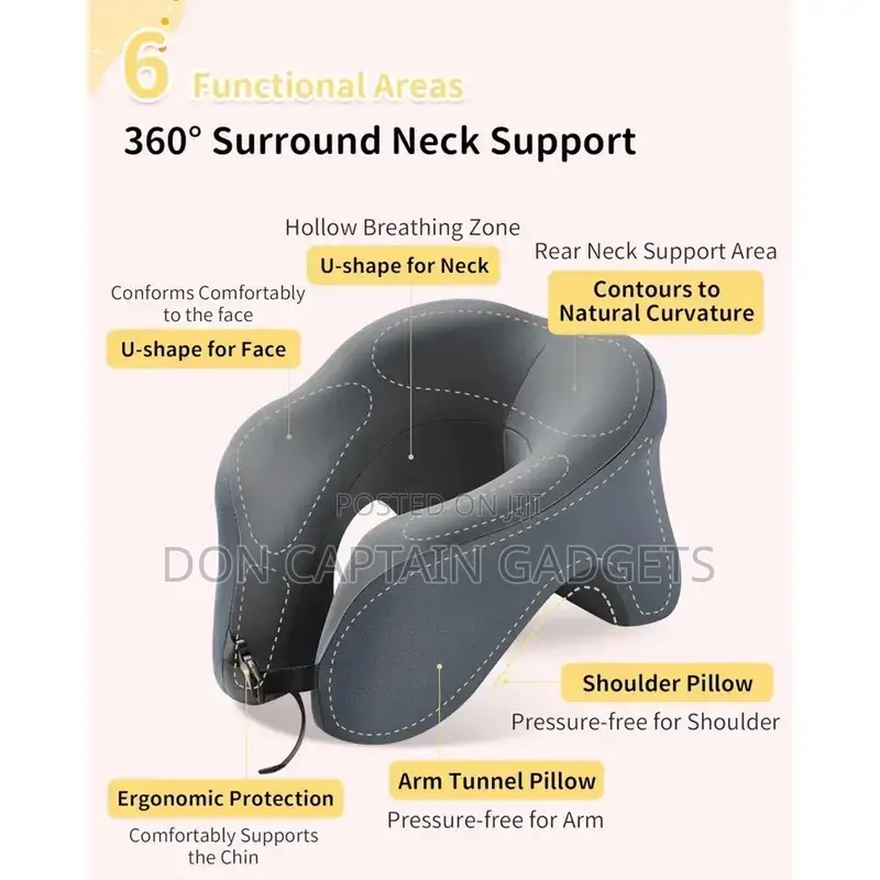Multi-Functional Stomach Sleeping Pillow Desk and Travel Nap Pillow