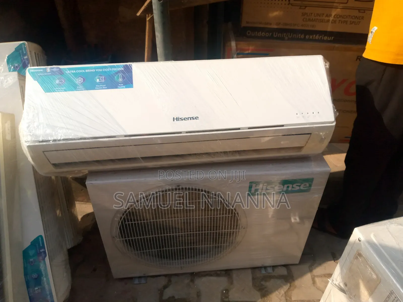 1hp Hisense Air Conditioner With a 6 Month Garranty Working Perfectly