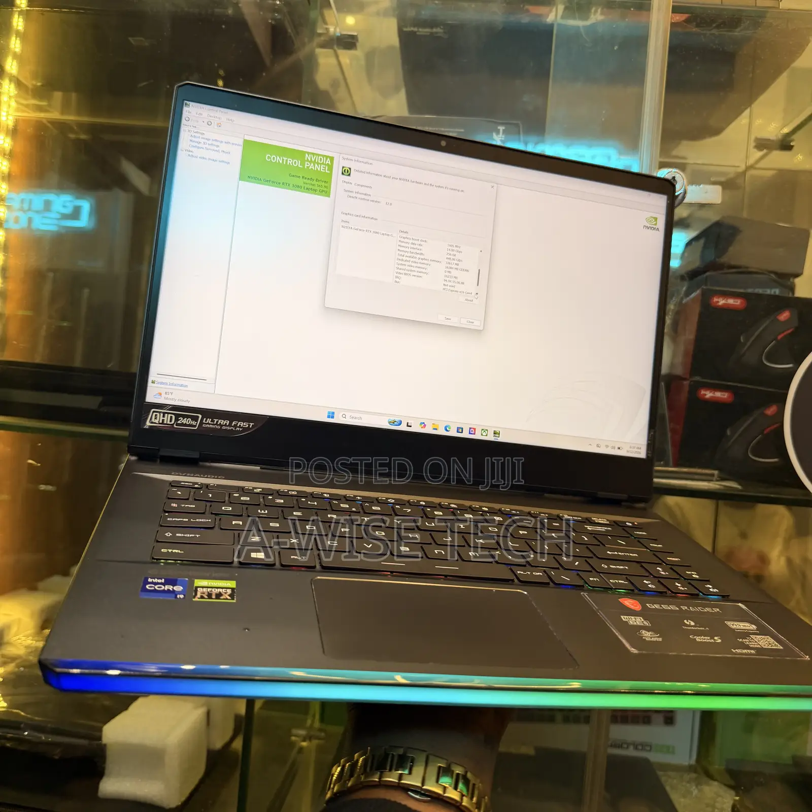 Laptop MSI GE66 Raider 32GB Intel Core i9 SSD 1T