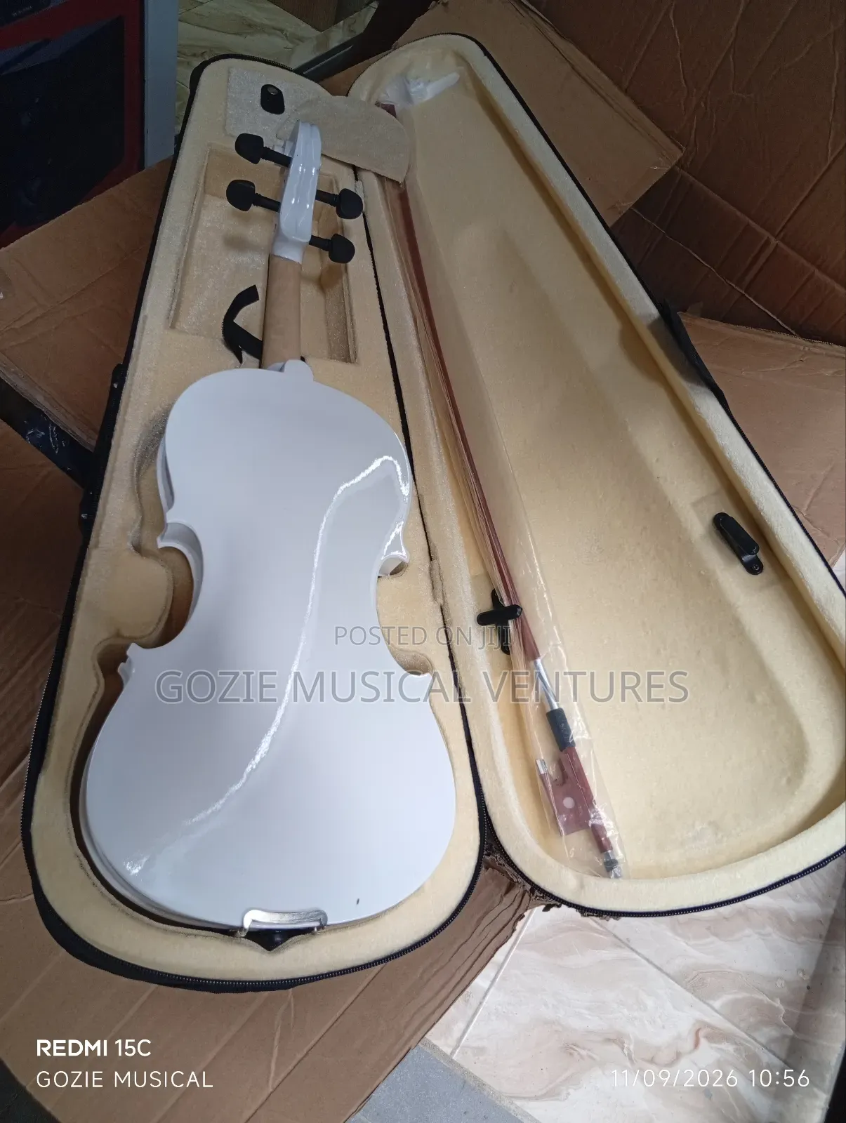 Creed Audio Violin 4/4 ,3/4 White Colour Available